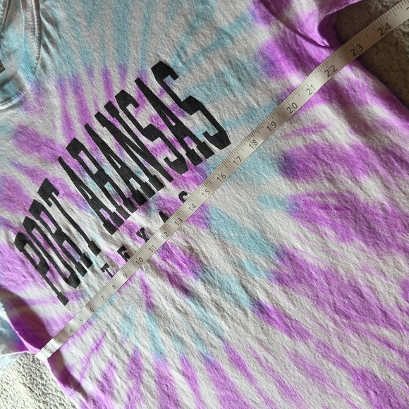 Port Aransas TX Tie Dye 100% Cotton Short Sleeve Souvenir T-shirt - Picture 5 of 7